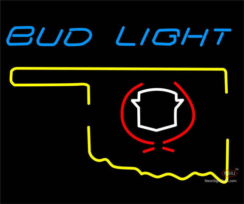 Budlight Oklahoma Calidac Color Neon Sign 