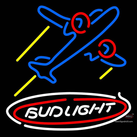 Budlight Plane Neon Sign 
