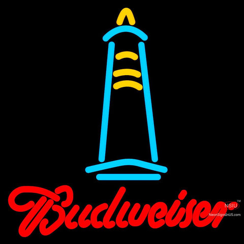 Budweise Lighthouse Neon Sign 