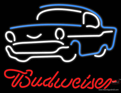Budweiser Chevy Real Neon Glass Tube Neon Sign 