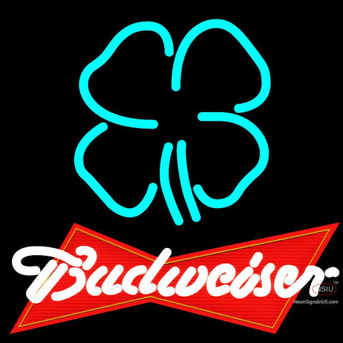 Budweiser Clover Neon Sign 