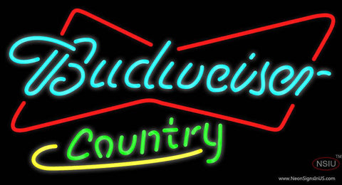 Budweiser Country Real Neon Glass Tube Neon Sign
