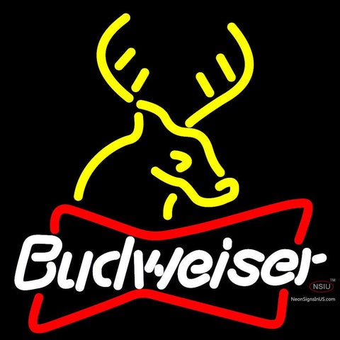 Budweiser Deer Neon Beer Sign  x 
