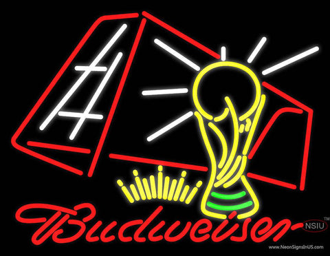 Budweiser Football Real Neon Glass Tube Neon Sign 