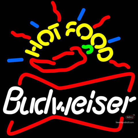 Budweiser Hot Food Neon Beer Sign 