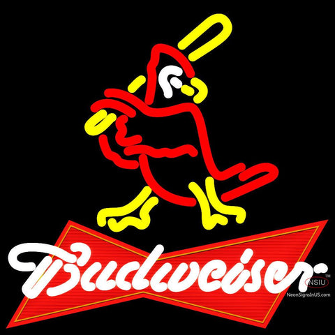 Budweiser Logo Cardinals Neon Sign 