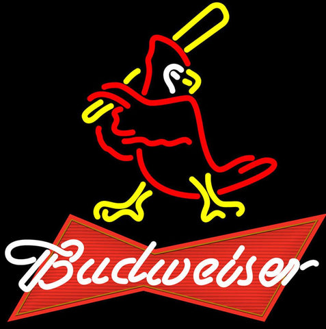 Budweiser Logo Cardinals Neon Sign Giant