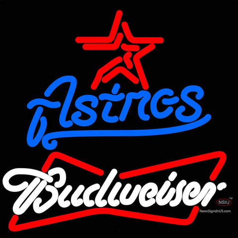 Budweiser Neon Houston Astros MLB Neon Sign   x 