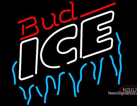 Bud Ice Icicles Neon Beer Sign 