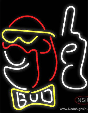 Bud Man New Neon Beer Sign 