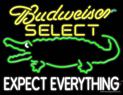 Budweiser Select Expect Everything Real Neon Glass Tube Neon Sign 