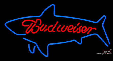Budweiser Shark Whale Neon Sign 