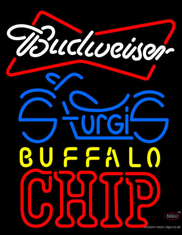 Budweiser Sturgis Buffalo Chip Neon Sign 