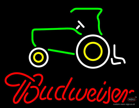 Budweiser Tractor Neon Sign 
