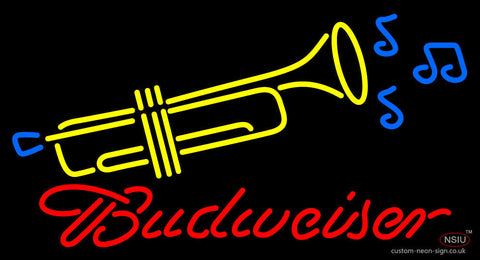 Budweiser Trumpet Neon Sign 