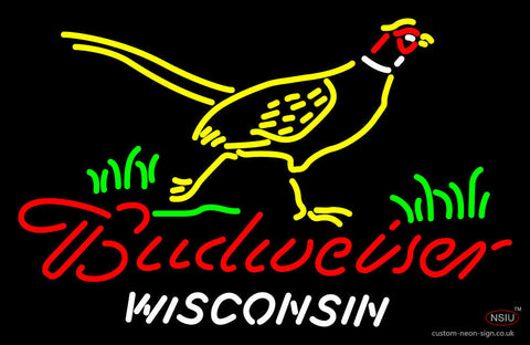 Budweiser Wisconsin Neon Sign 
