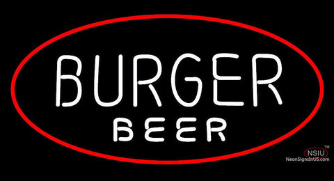Burger Beer Neon Sign 