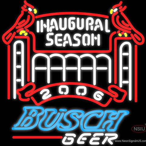Busch Cardinals Stadium Neon Beer Sign