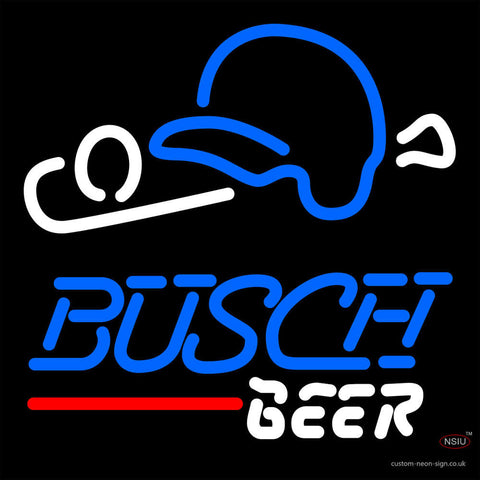 Busch Beer Baseball Neon Sign x 