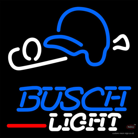 Busch Light Baseball Neon Sign x 