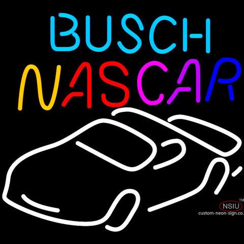 Busch Nascar Neon Beer Sign x