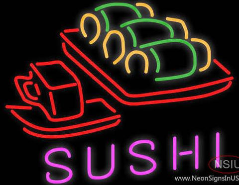 Sushi Real Neon Glass Tube Neon Sign 