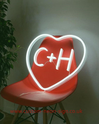 C H Wedding Home Deco Neon Sign 