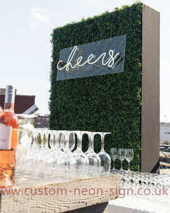 Cheers Wedding Home Deco Neon Sign