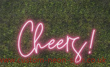 Cheers Red Wedding Home Deco Neon Sign 