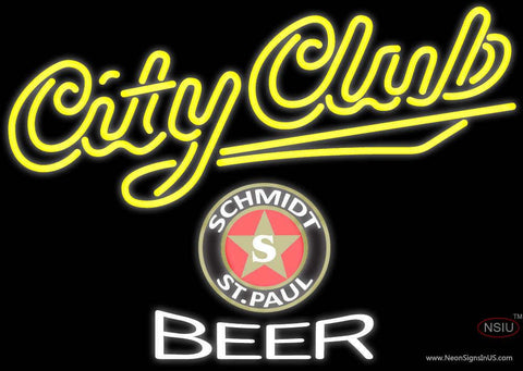 City Club Beer Neon Beer Sign 