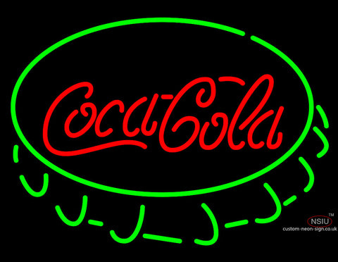 Coca Cola Bottle Cap Neon Sign 