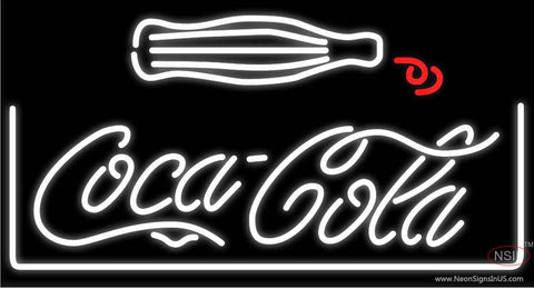 Coca Cola Coke Bottle Soda Pop Pub Game Room Real Neon Glass Tube Neon Sign 