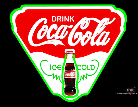 Coca Cola Ice Cold Shield Neon Sign 