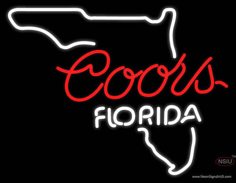 Coors Florida Real Neon Glass Tube Neon Sign 