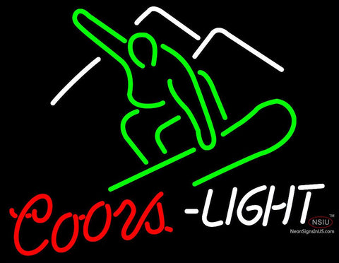 Coors Light Skier Neon sign 