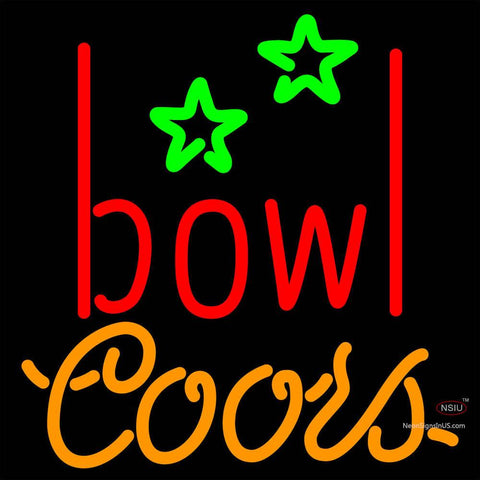 Coors Neon Bowling Alley Neon Sign x