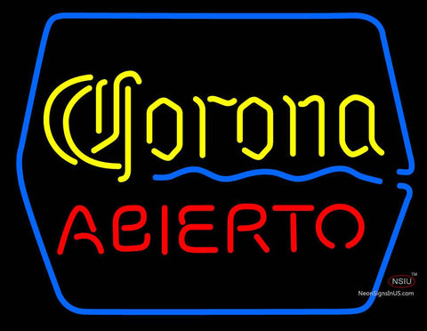 Corona Abierto Neon Sign 