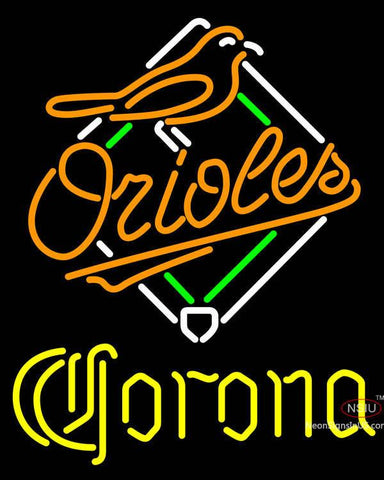 Corona Baltimore Orioles MLB Neon Sign 