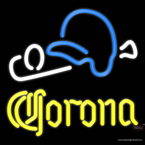 Corona Baseball Neon Beer Sign x 