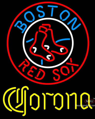 Corona Boston Red Sox MLB Neon Sign 