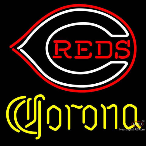 Corona Cincinnati Reds MLB Neon Sign x 