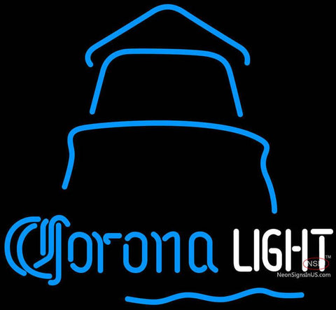Corona Light Day Lighthouse Neon Sign 
