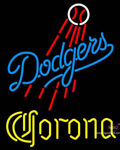 Corona Los Angeles Dodgers MLB Neon Sign 