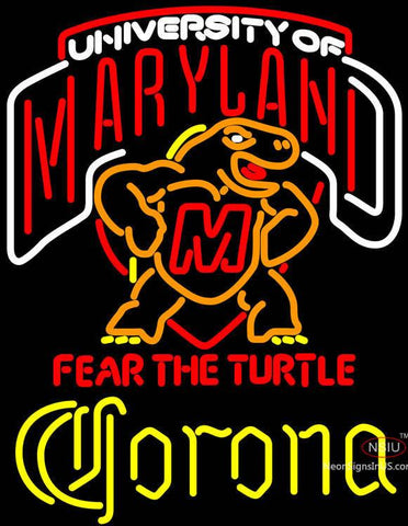 Corona Maryland Turtle Neon Sign 