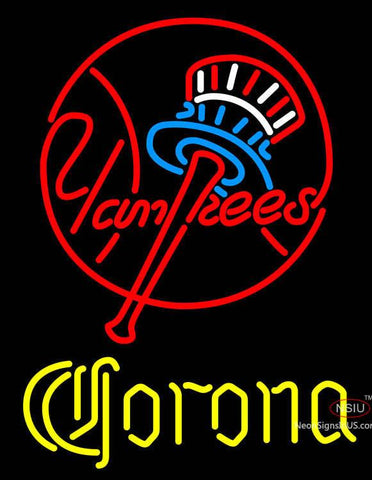 Corona New York Yankees MLB Neon Sign 