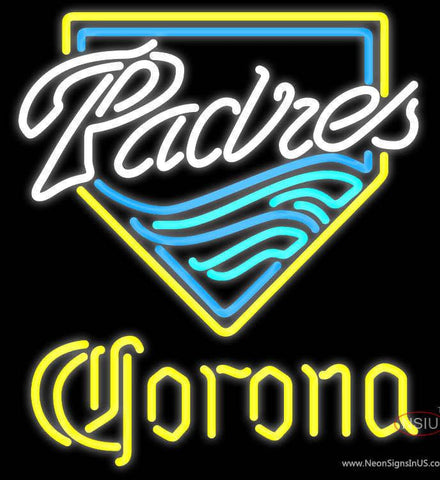 Corona San Diego Padres MLB Real Neon Glass Tube Neon Sign