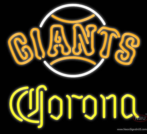 Corona San Francisco Giants MLB Real Neon Glass Tube Neon Sign 