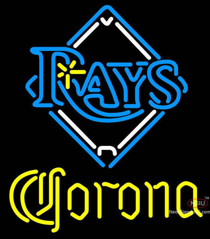 Corona Tampa Bay Rays MLB Neon Sign 