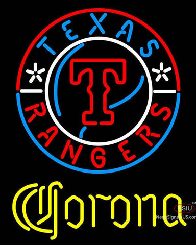 Corona Texas Rangers MLB Neon Signs 