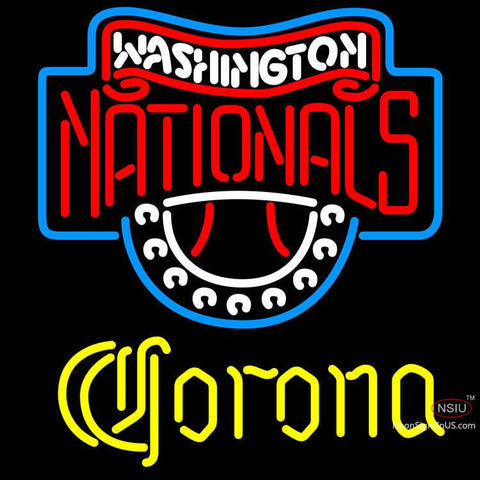 Corona Washington Nationals MLB Neon Sign 